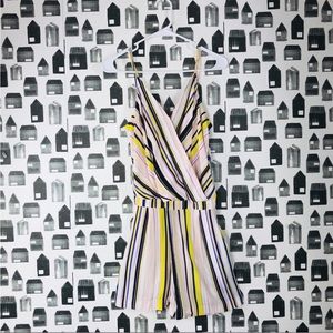 1. State Romper / Striped, spaghetti strap